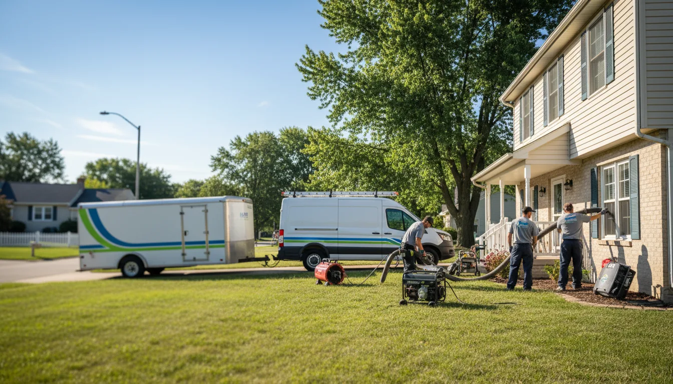 Flooded Basement Restoration And Cleanup With Repair in Beaumont, KS near me
